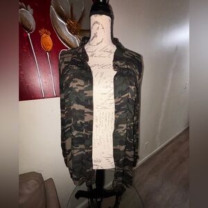 Highway Jeans Green Camouflage Shirt